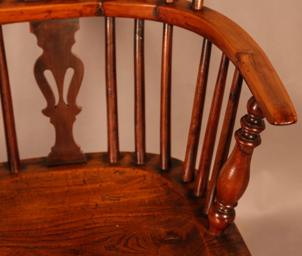 A Yew Wood Low Back Windsor chair Rockley Maker View VIII