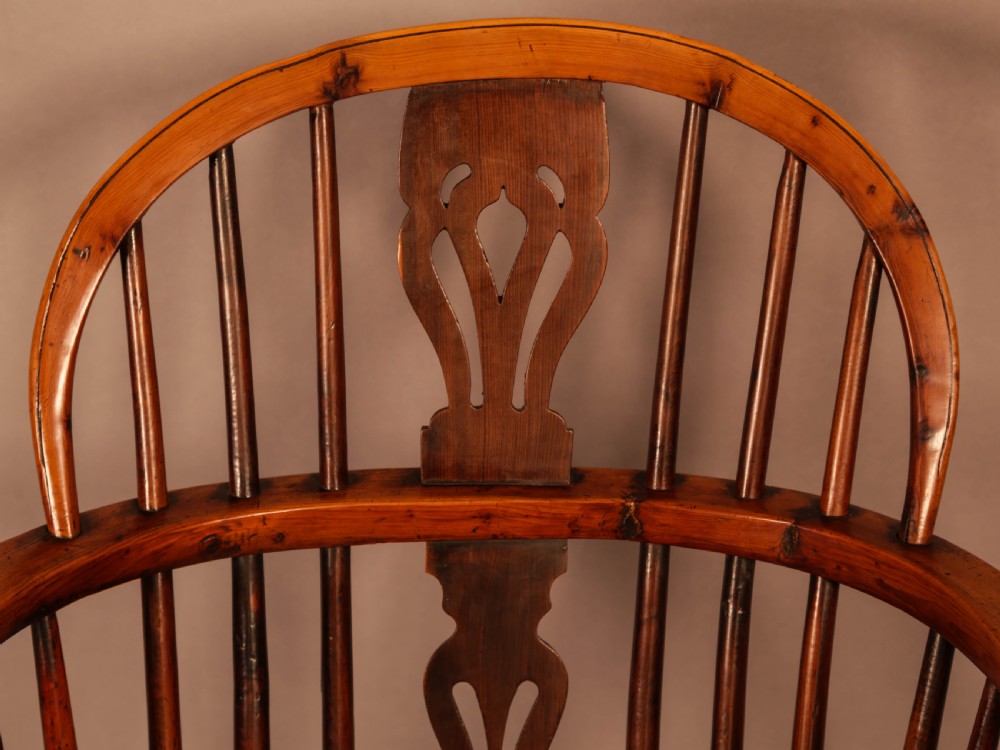 A Yew Wood Low Back Windsor chair Rockley Maker View IX