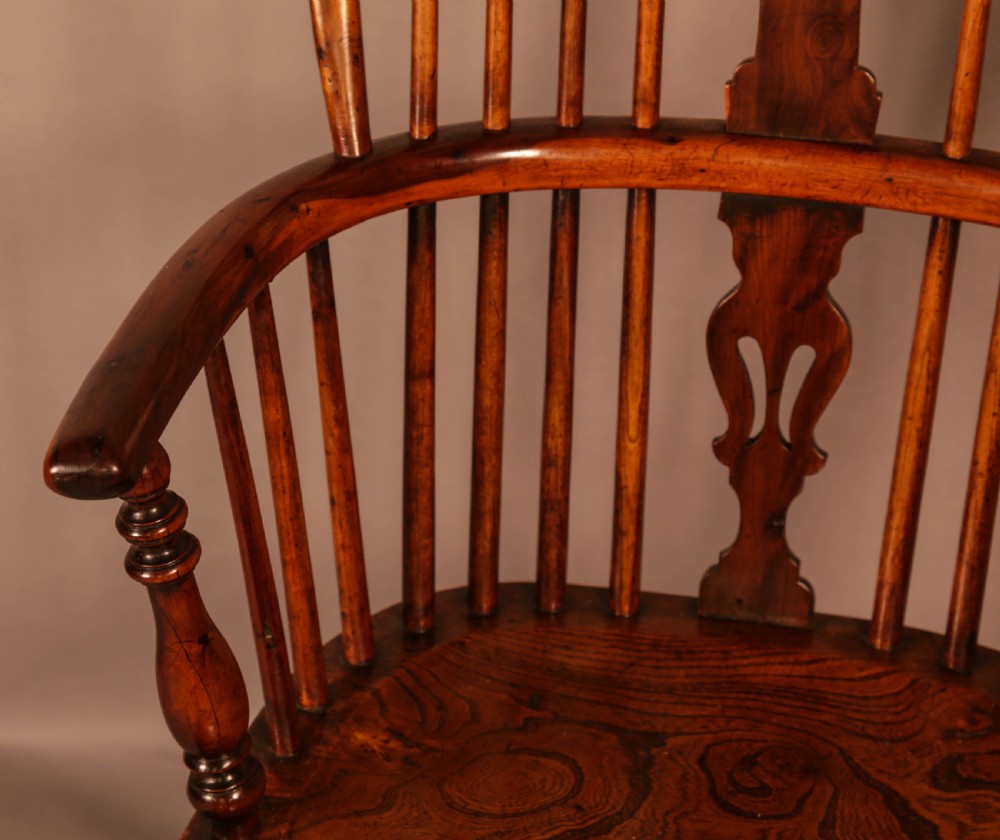 A Good High Back Windsor chair c 1840 View VI
