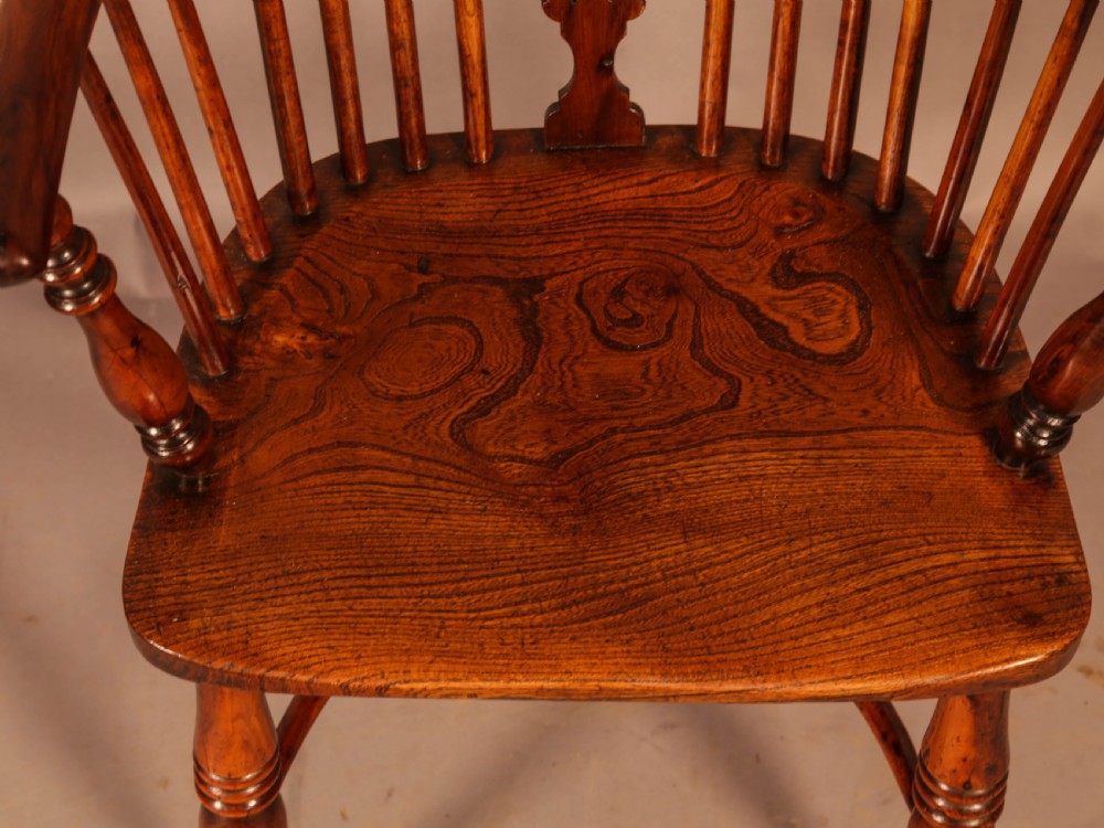 A Good High Back Windsor chair c 1840 View VIII