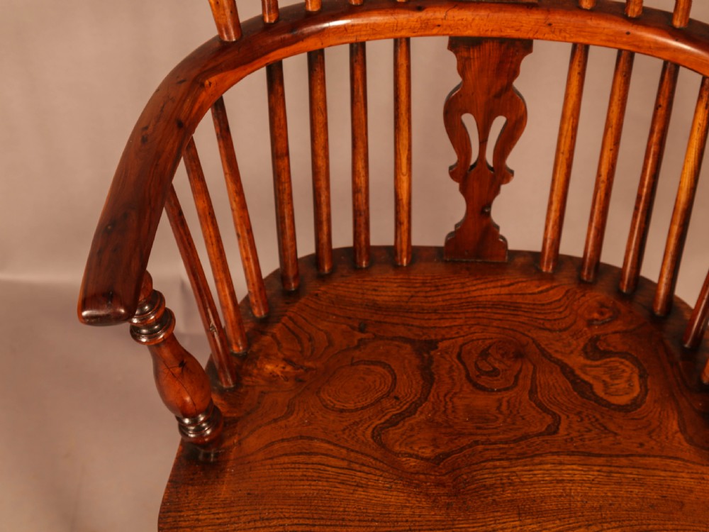 A Good High Back Windsor chair c 1840 View IX