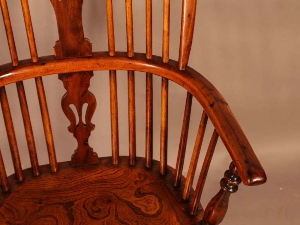 A Good High Back Windsor chair c 1840 View X