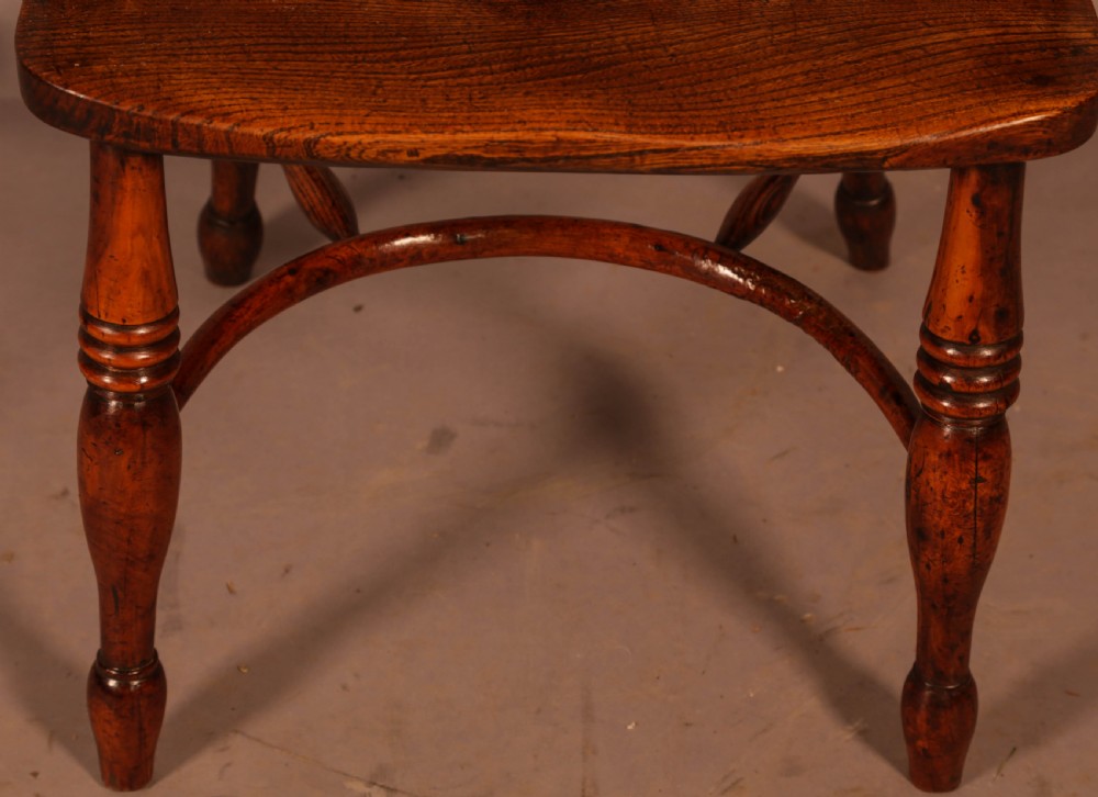 A Good High Back Windsor chair c 1840 View XI