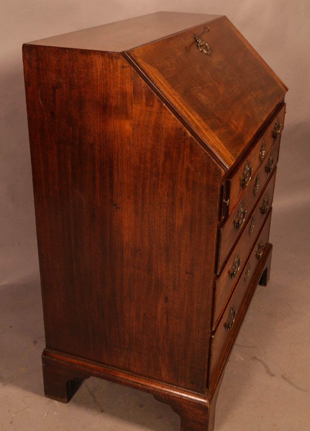 A Very good Georgian 3 foot Mahogany Bureau View III