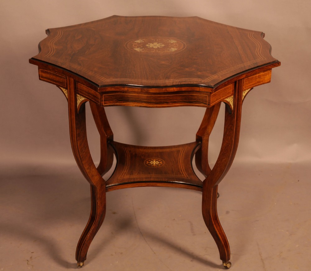 Fine Quality Rosewood Occaisional Table c 1890