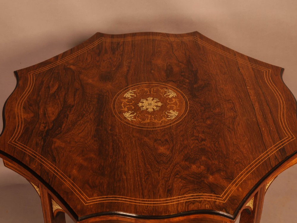 Fine Quality Rosewood Occaisional Table c 1890 View III