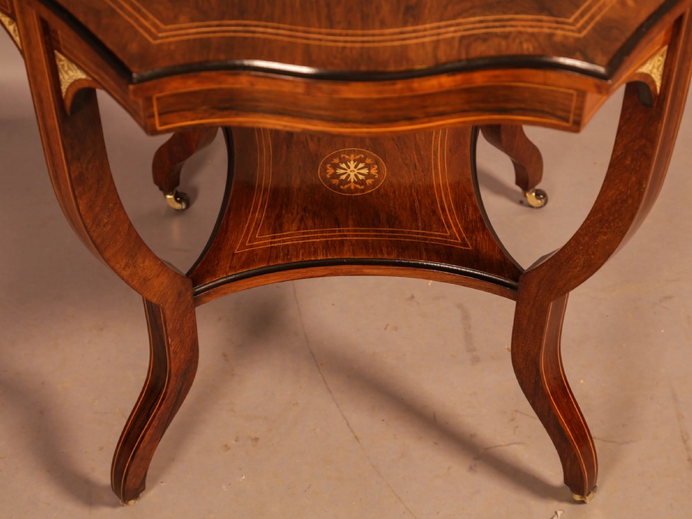 Fine Quality Rosewood Occaisional Table c 1890 View IV