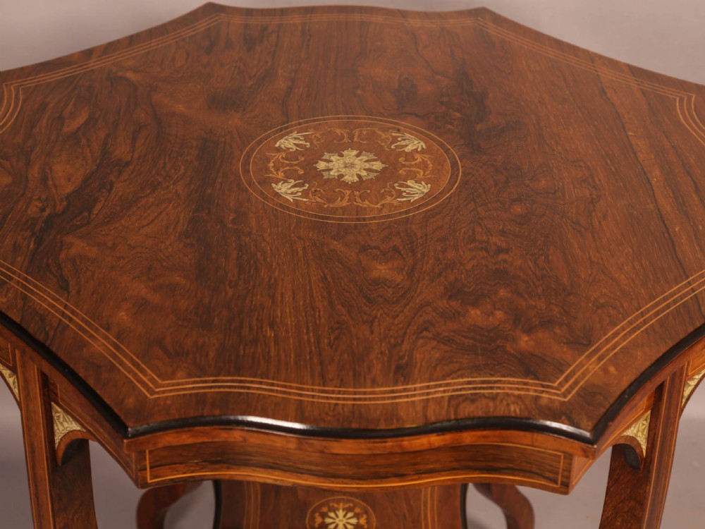 Fine Quality Rosewood Occaisional Table c 1890 View V