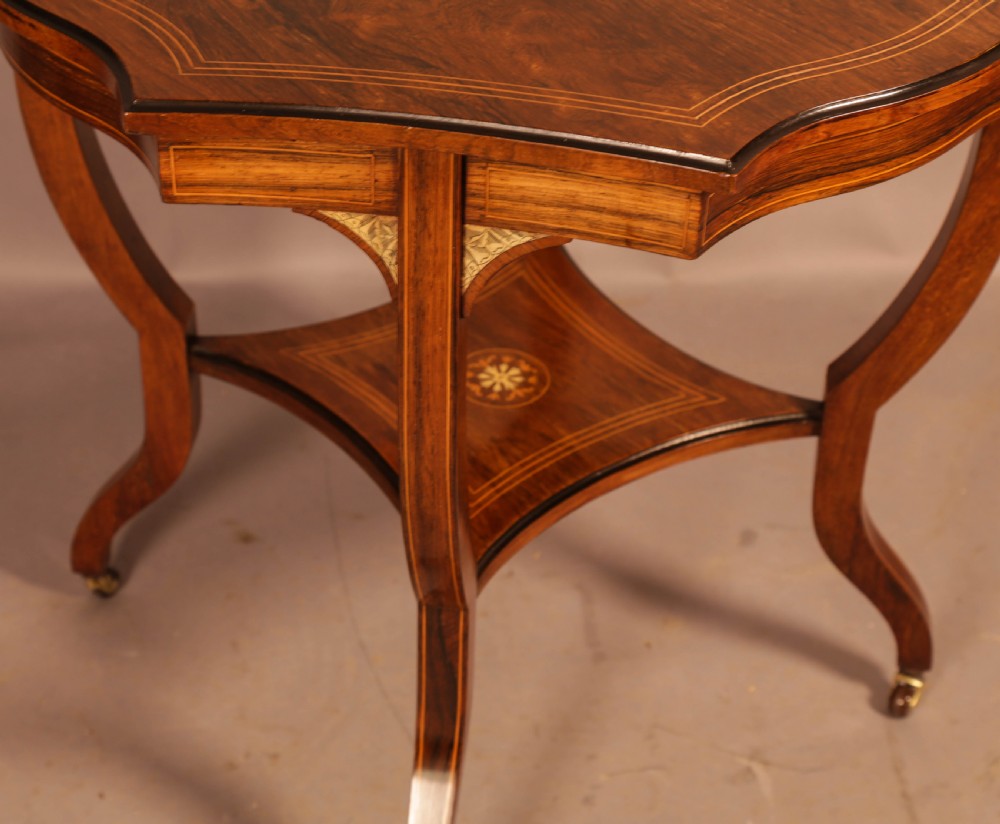 Fine Quality Rosewood Occaisional Table c 1890 View VI