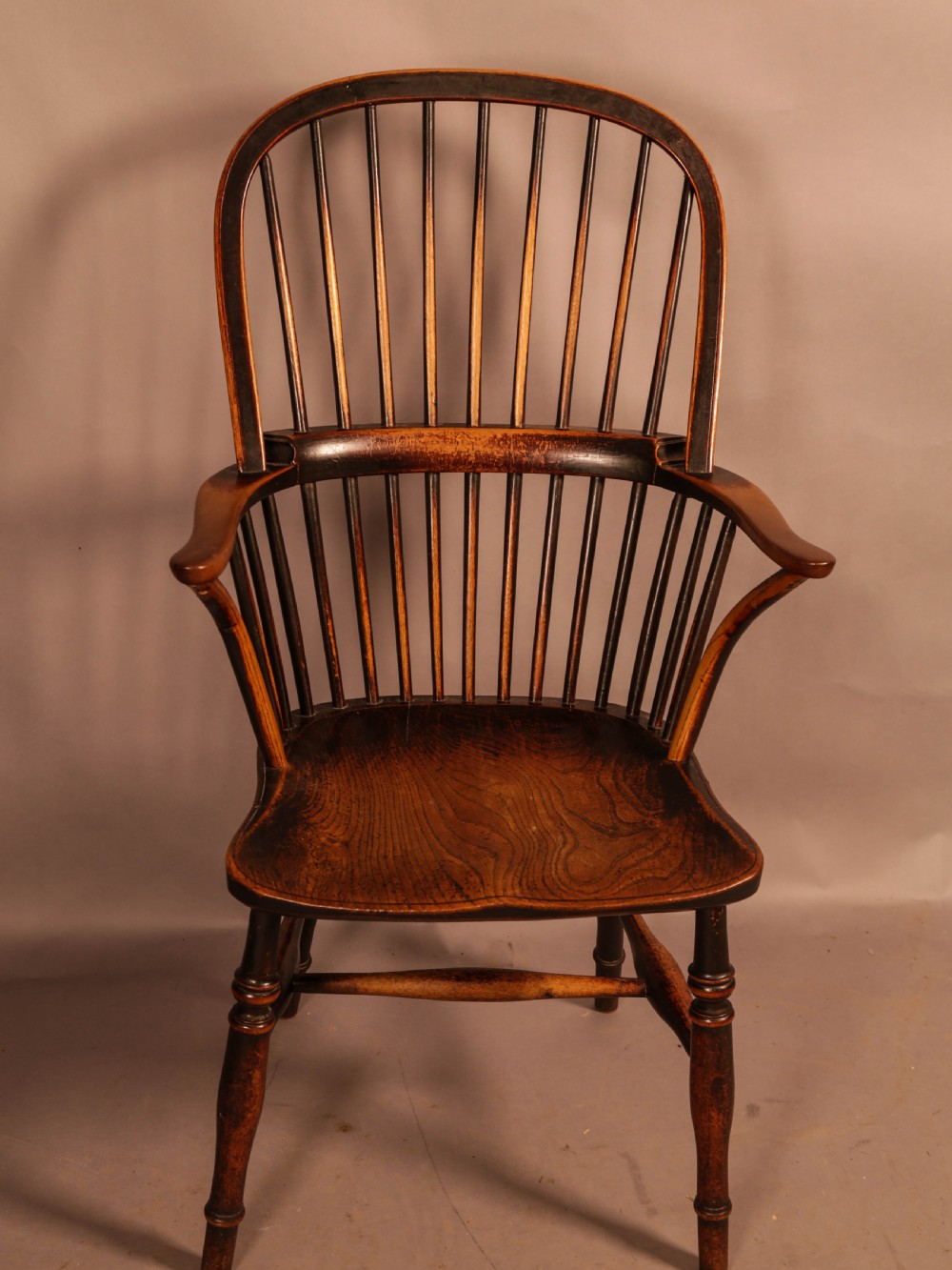 A Thames Valley Yew Wood Windsor Chair