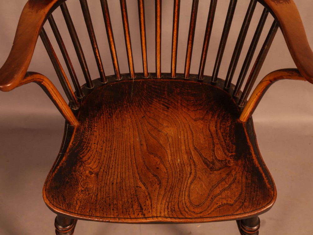 A Thames Valley Yew Wood Windsor Chair View VI