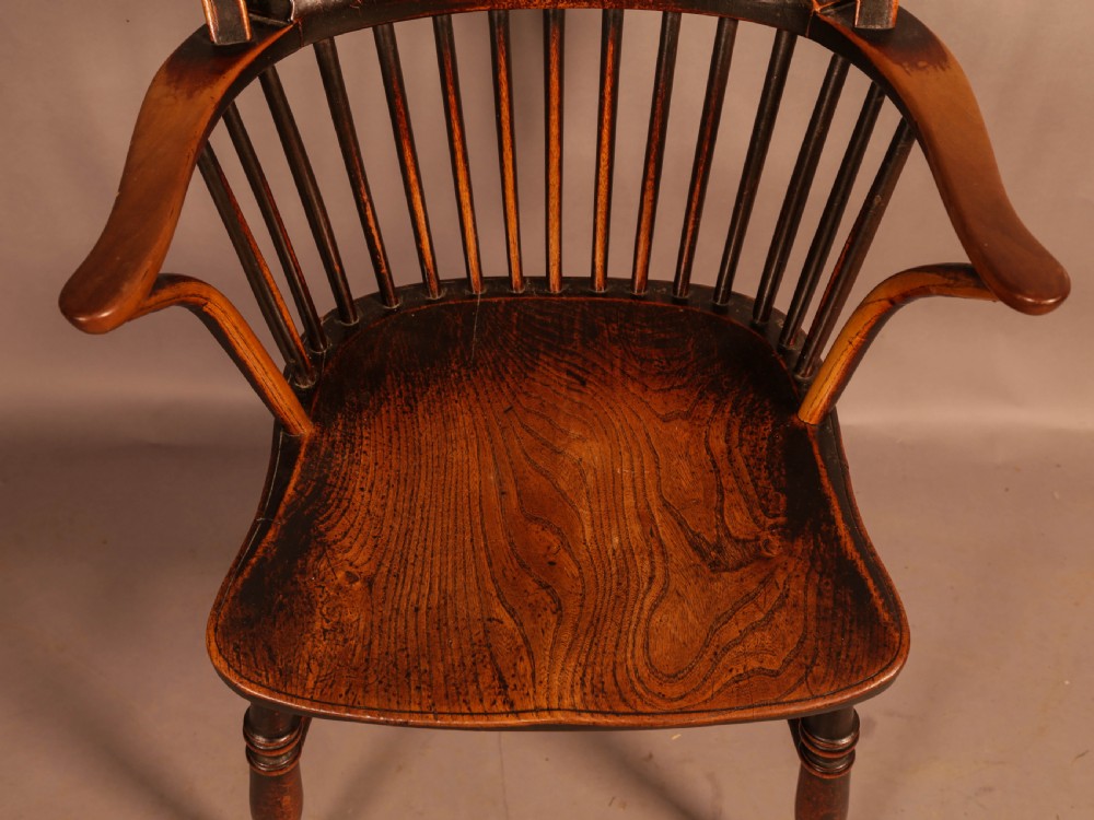 A Thames Valley Yew Wood Windsor Chair View VII