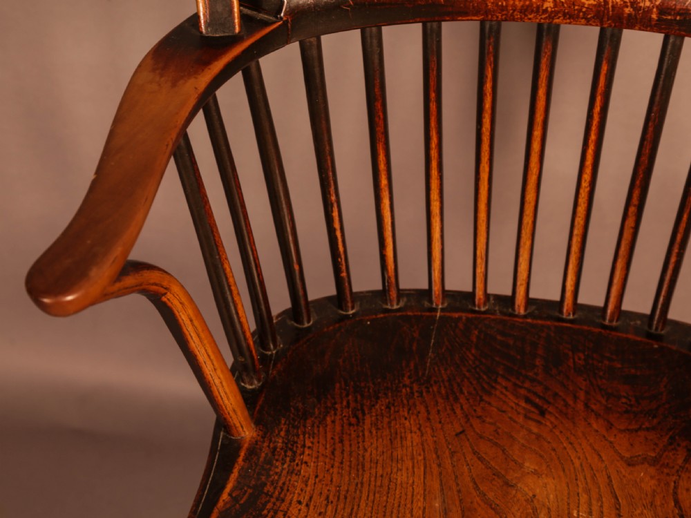 A Thames Valley Yew Wood Windsor Chair View IX