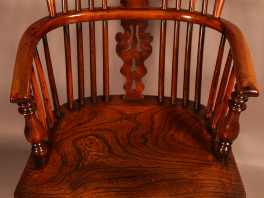 A Yew Wood Windsor Chair by Benjamin Gilling View VI