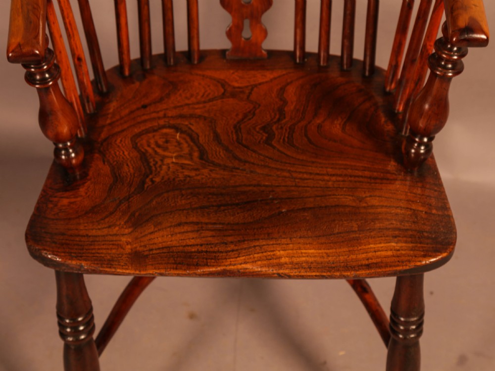 A Yew Wood Windsor Chair by Benjamin Gilling View VII