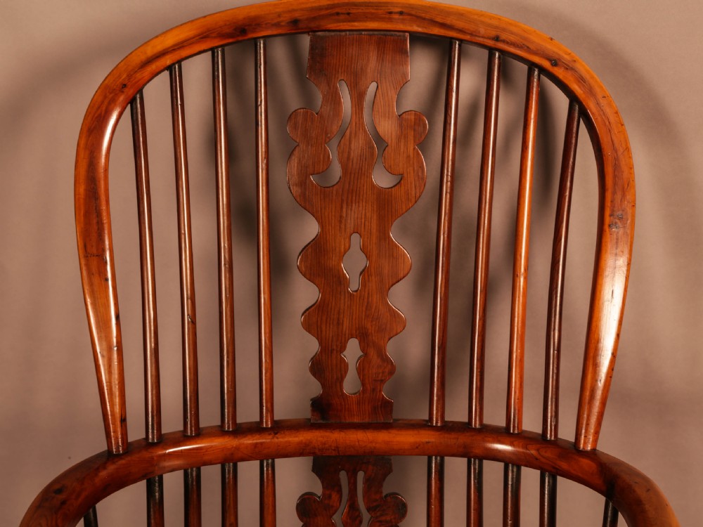 A Yew Wood Windsor Chair by Benjamin Gilling View VIII
