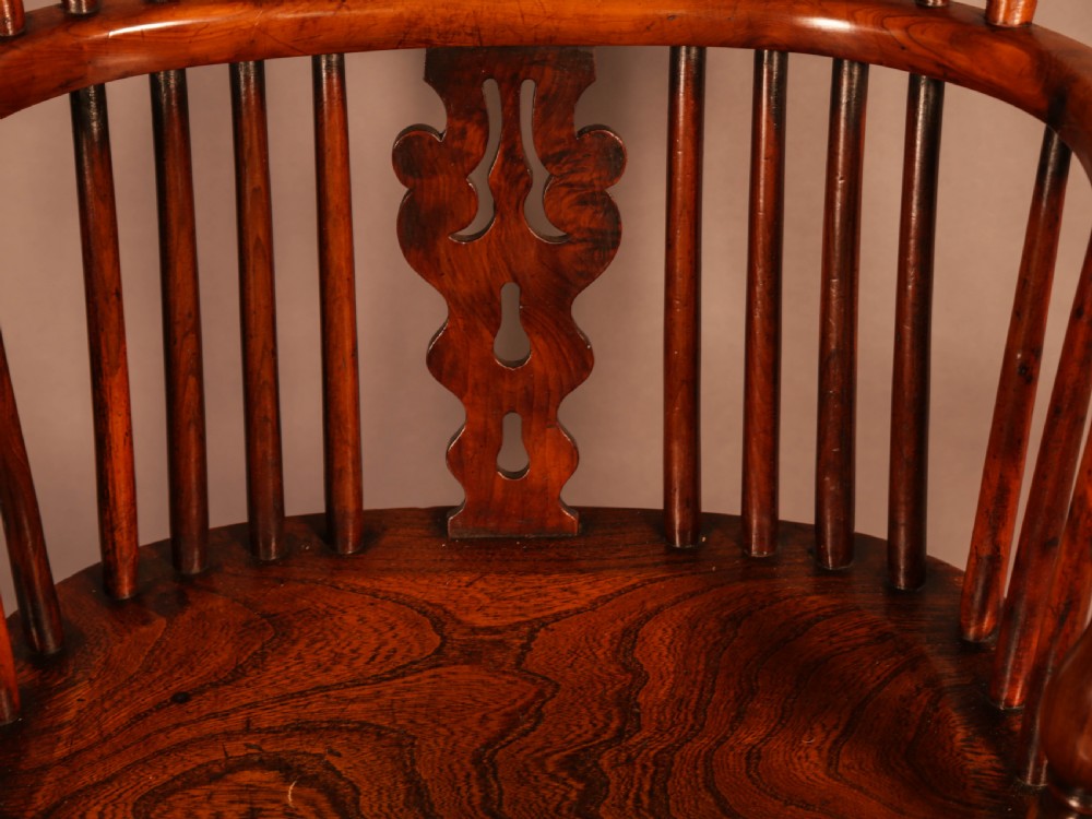 A Yew Wood Windsor Chair by Benjamin Gilling View IX