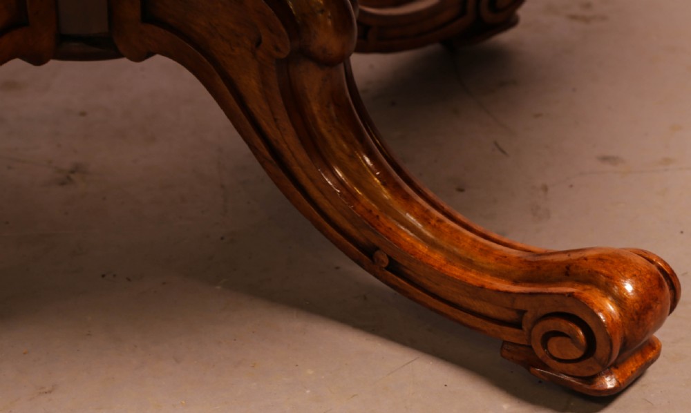 A Victorian Coffee Table in Burr Walnut View V