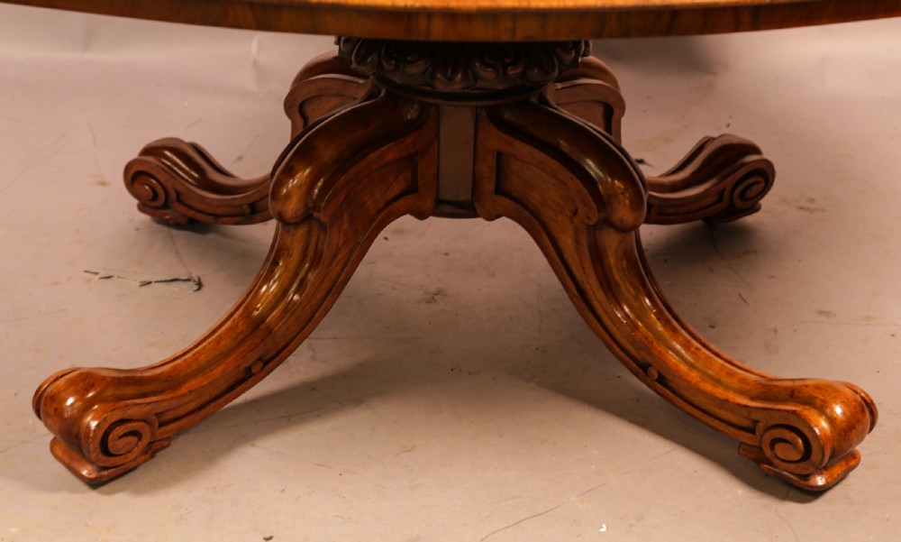 A Victorian Coffee Table in Burr Walnut View VI