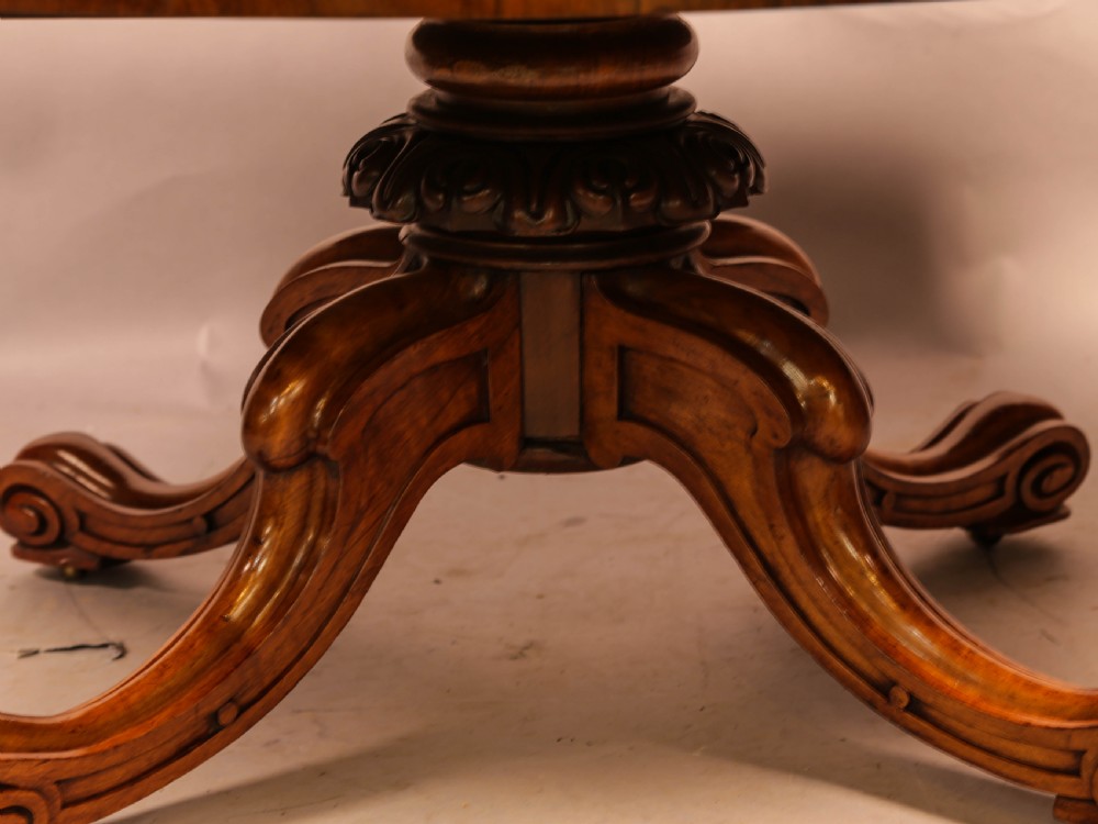 A Victorian Coffee Table in Burr Walnut View VIII
