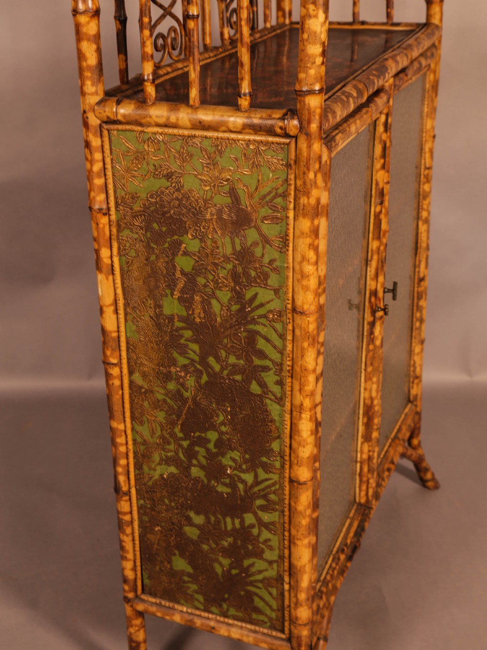 A Very Good Victorian Bamboo Cabinet View IV