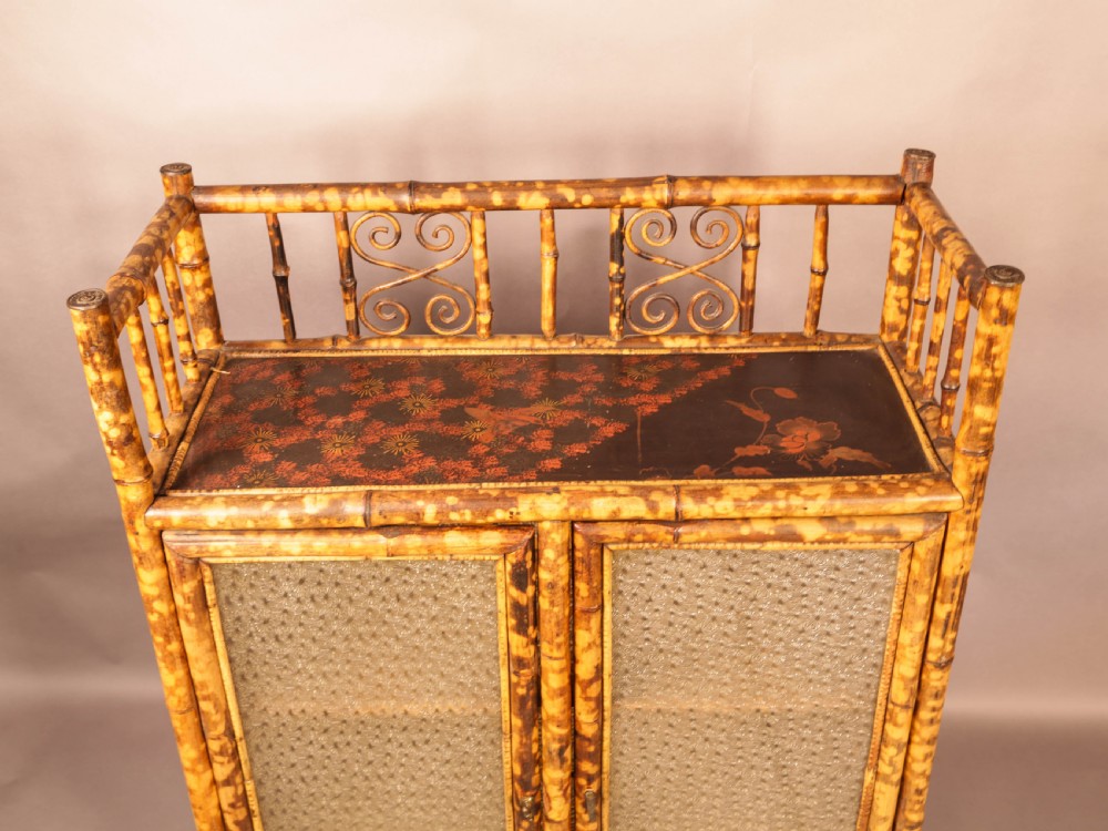 A Very Good Victorian Bamboo Cabinet View VI