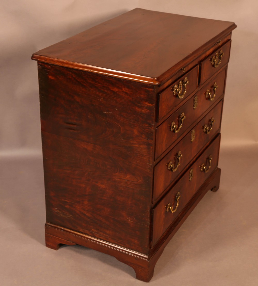 Rare English Walnut Small Chest of Drawers 2 ft 6 inch  View VII