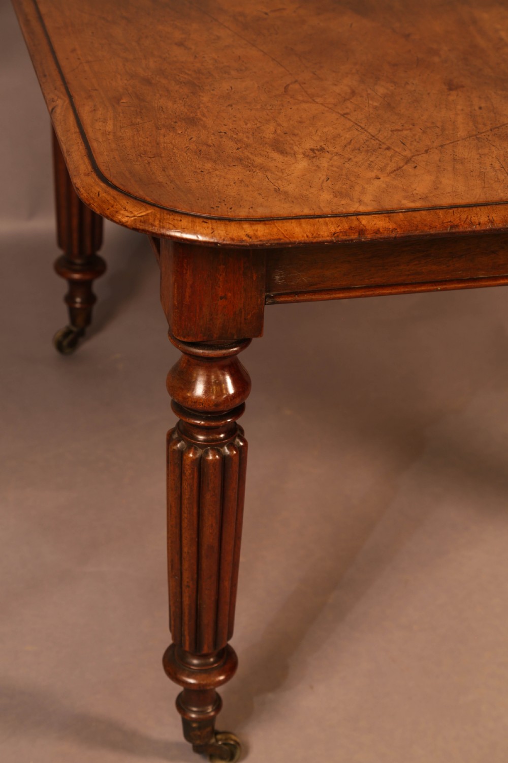 Georgian Extending Dining Table Lovely Colour View IX