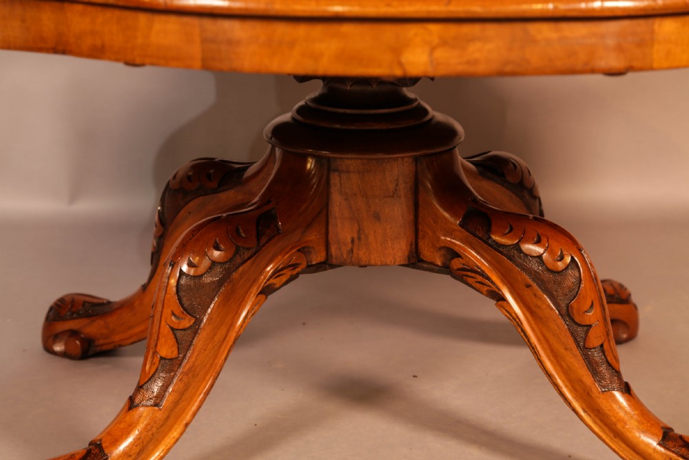 A Victorian Coffee Table in Burr Walnut View IV