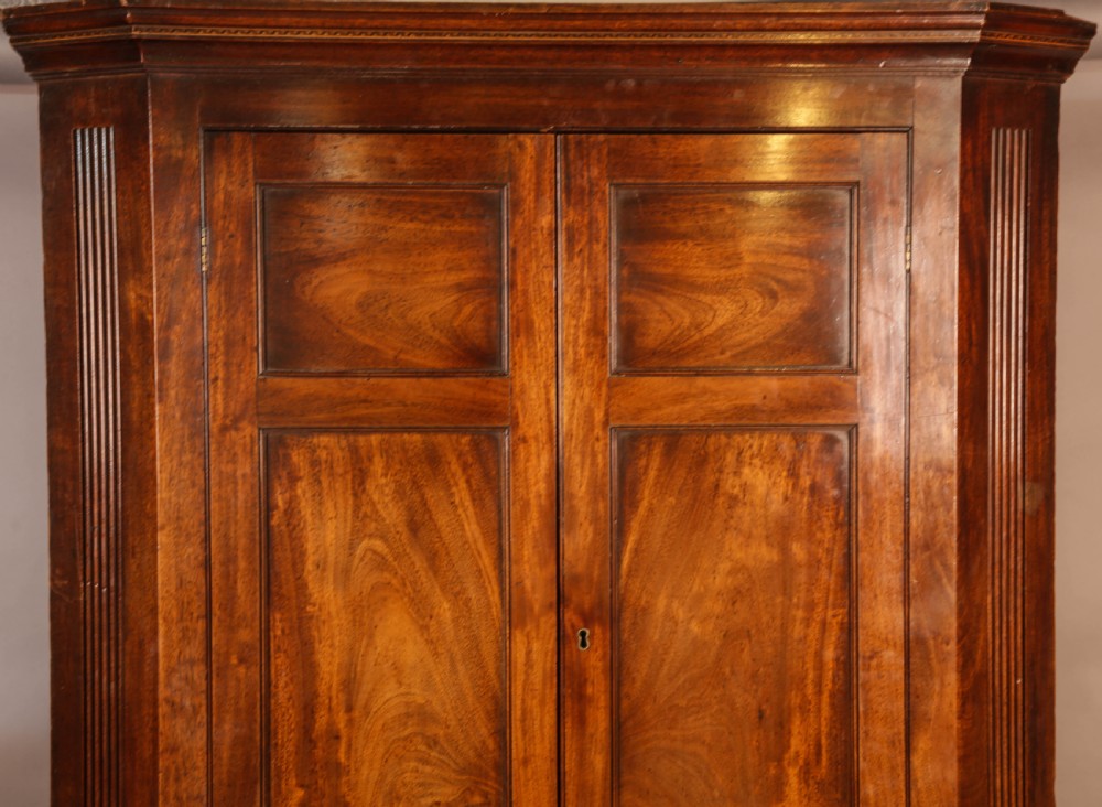 An 18th century double height corner cupboard superb patina View IV