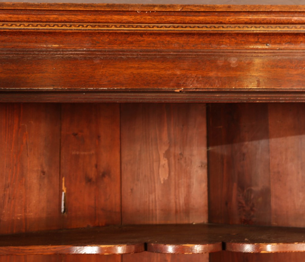 An 18th century double height corner cupboard superb patina View VIII