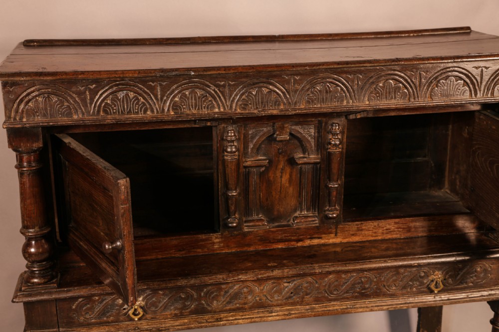 A 17th century Buffet court Cupboard View V