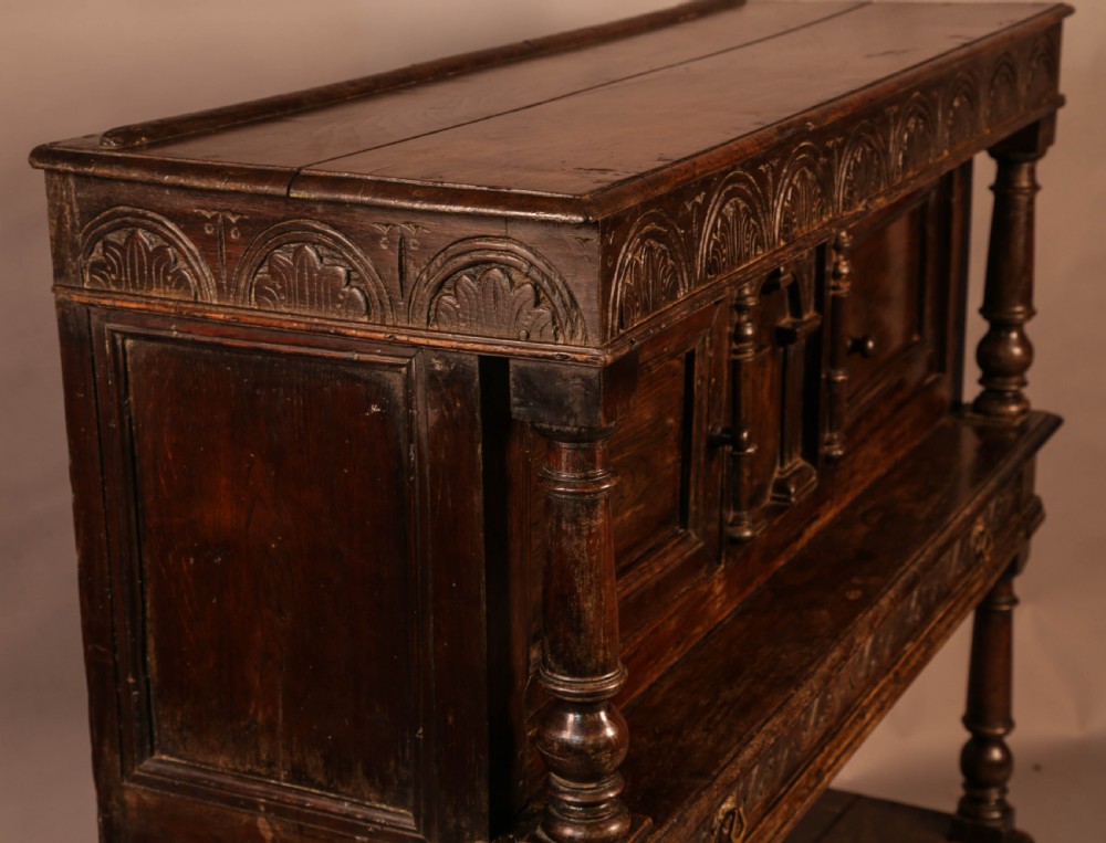 A 17th century Buffet court Cupboard View IX