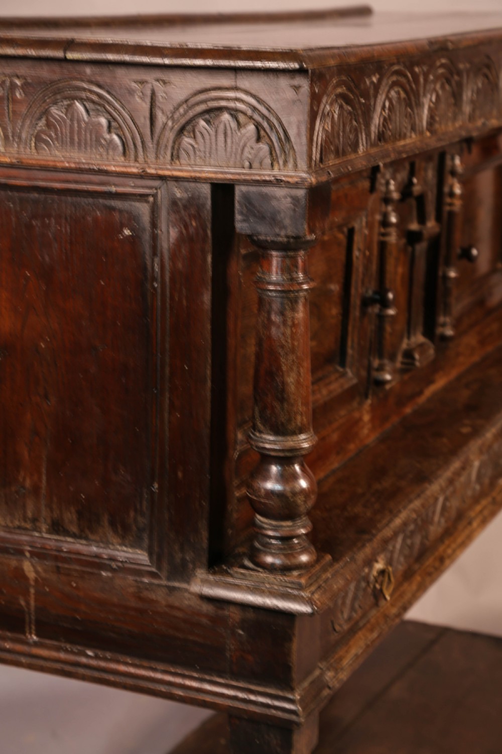 A 17th century Buffet court Cupboard View XI
