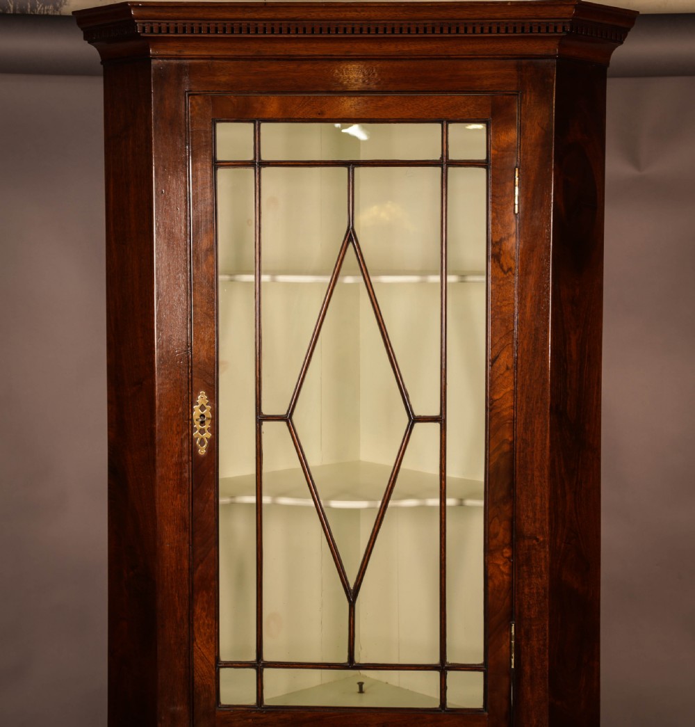 A Georgian Floor Standing Corner Cupboard View II