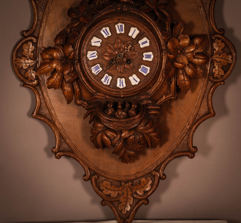 A Fantastic Black Forest Wall Clock View III