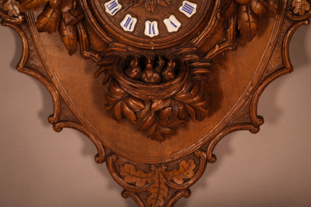 A Fantastic Black Forest Wall Clock View IV