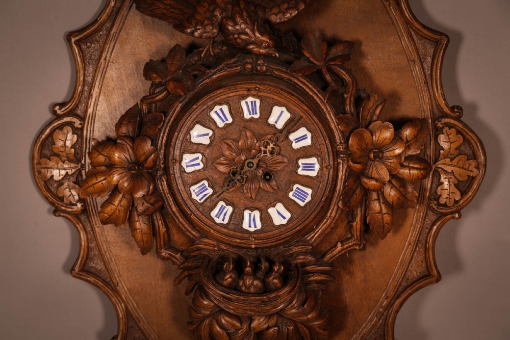 A Fantastic Black Forest Wall Clock View V