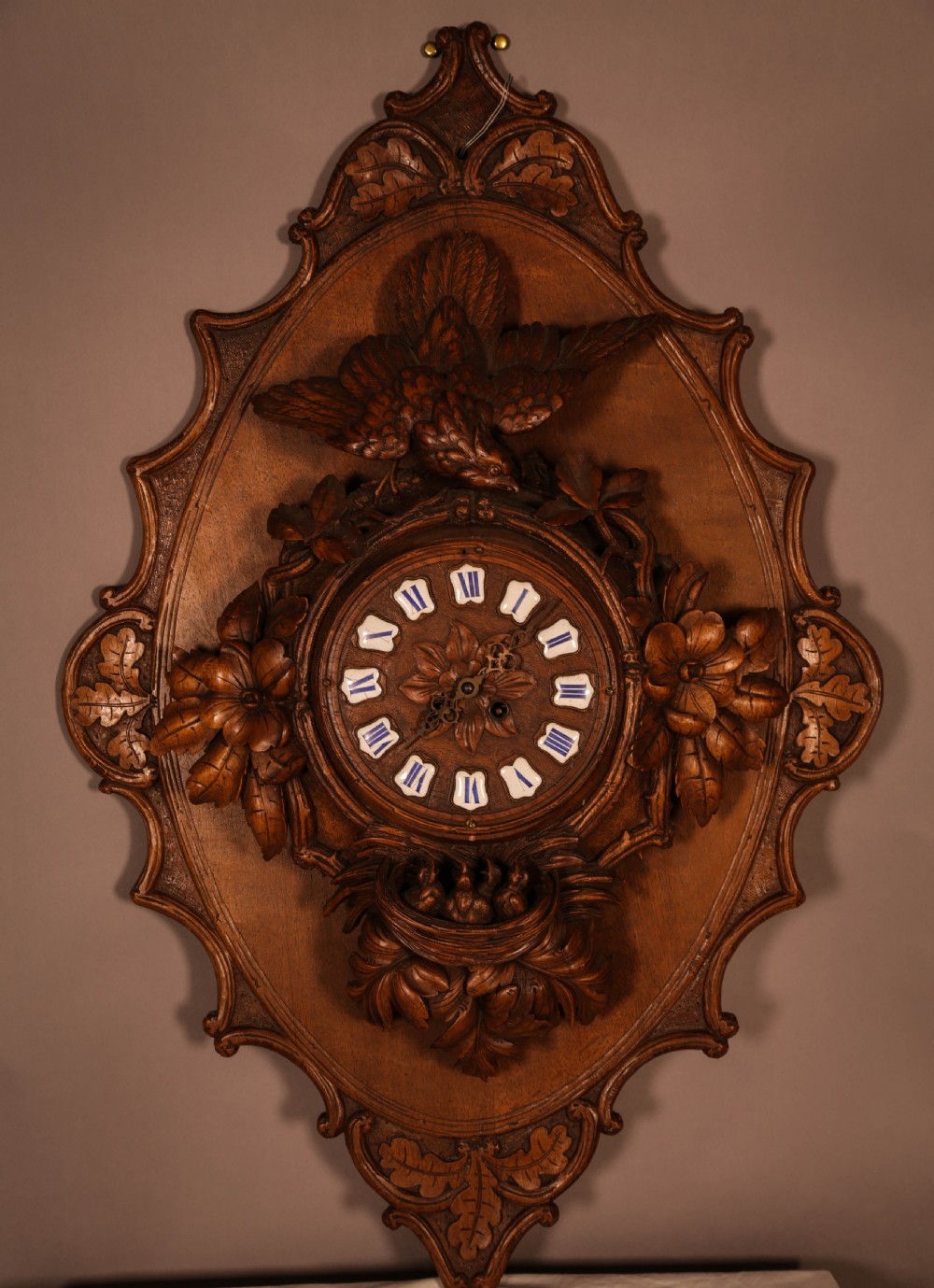 A Fantastic Black Forest Wall Clock View VIII