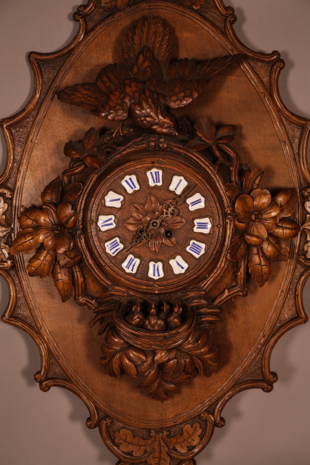A Fantastic Black Forest Wall Clock View IX