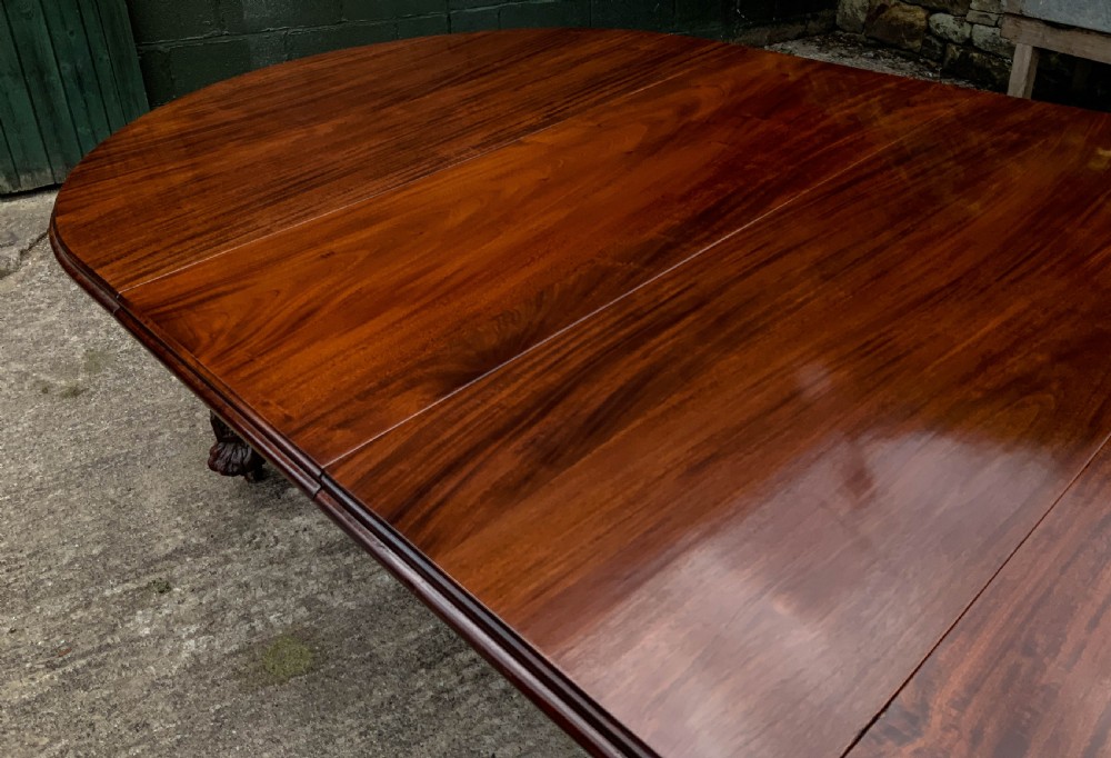 Impressive Victorian Mahogany Extending Dining Table seats 12 View III