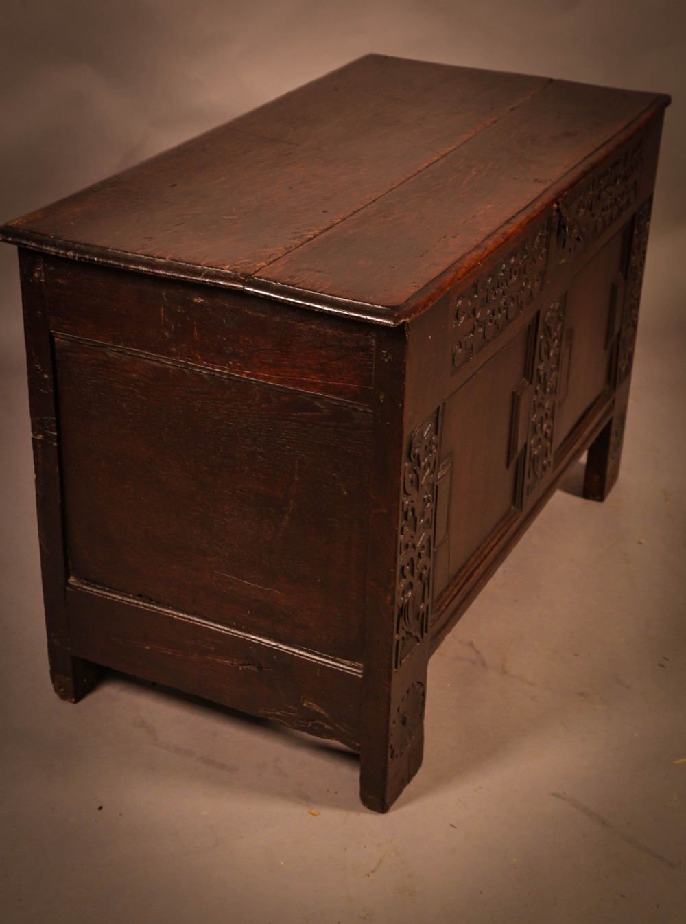 Good 17th century Coffer Oak View II