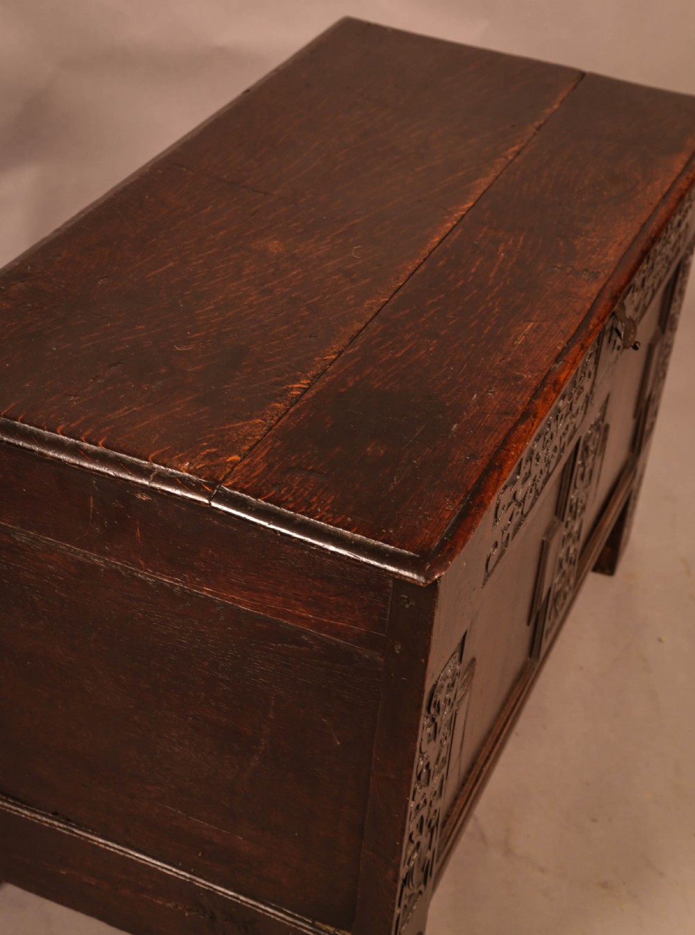 Good 17th century Coffer Oak View III