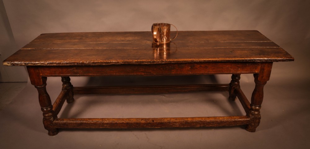 A Good 17th century refectory Table Oak