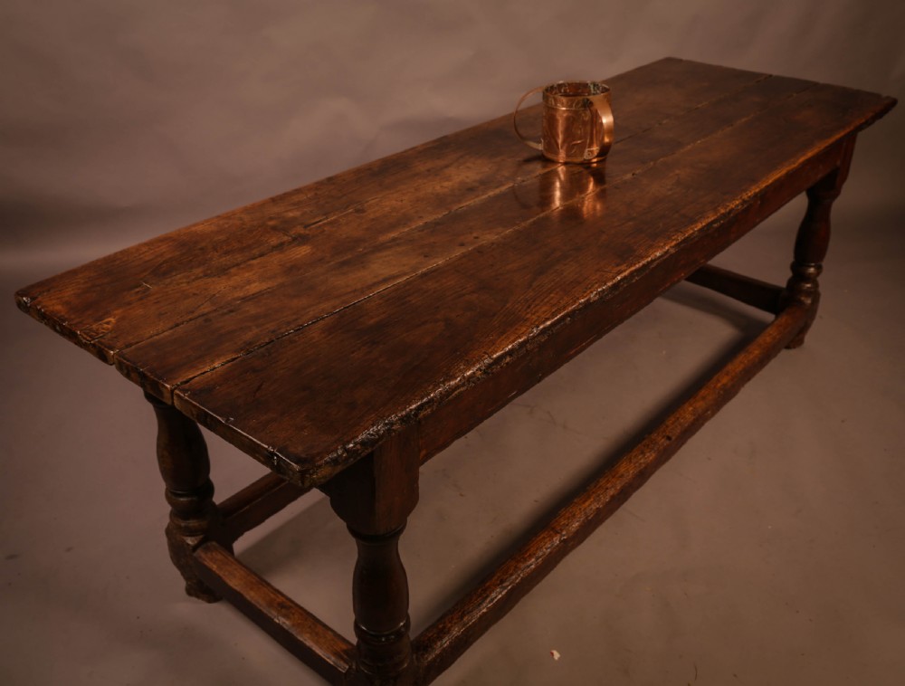 A Good 17th century refectory Table Oak View III