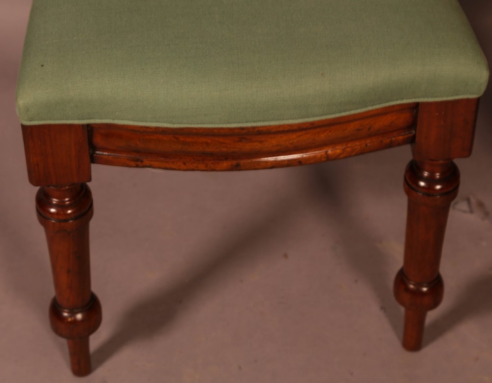 A Set of 4 Victorian Mahogany Balloon Back Dining Chairs View VI