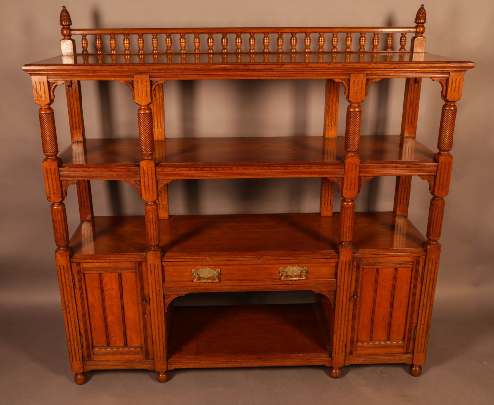 A Good Victorian Buffet or Serving Sideboard