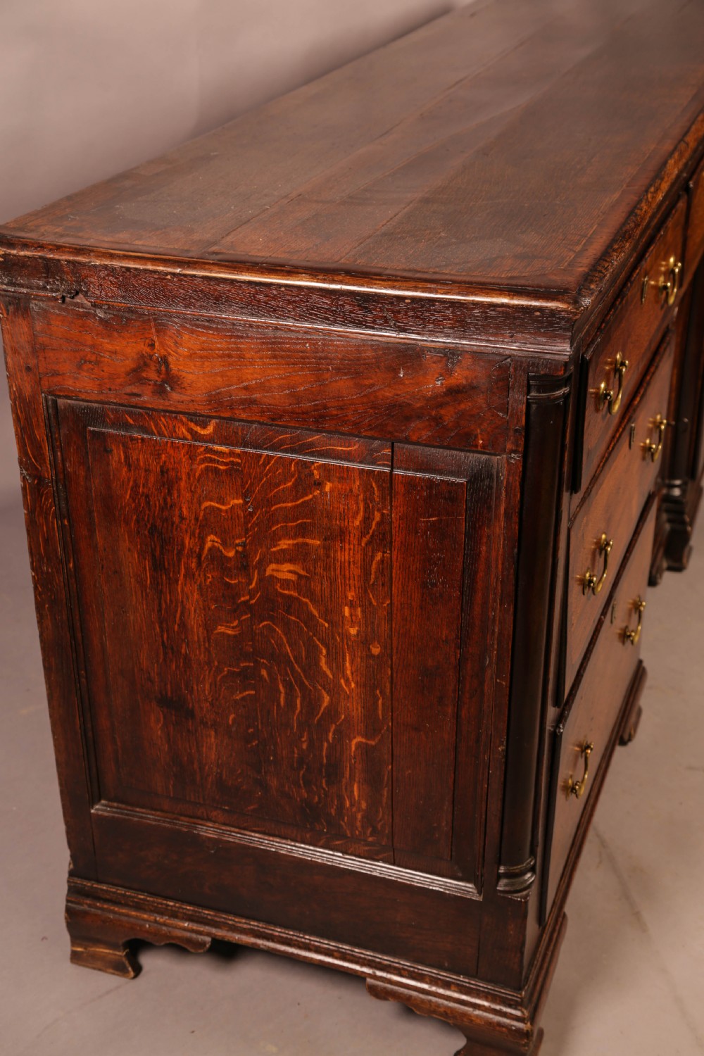A good Georgian Oak Serving Dresser View X