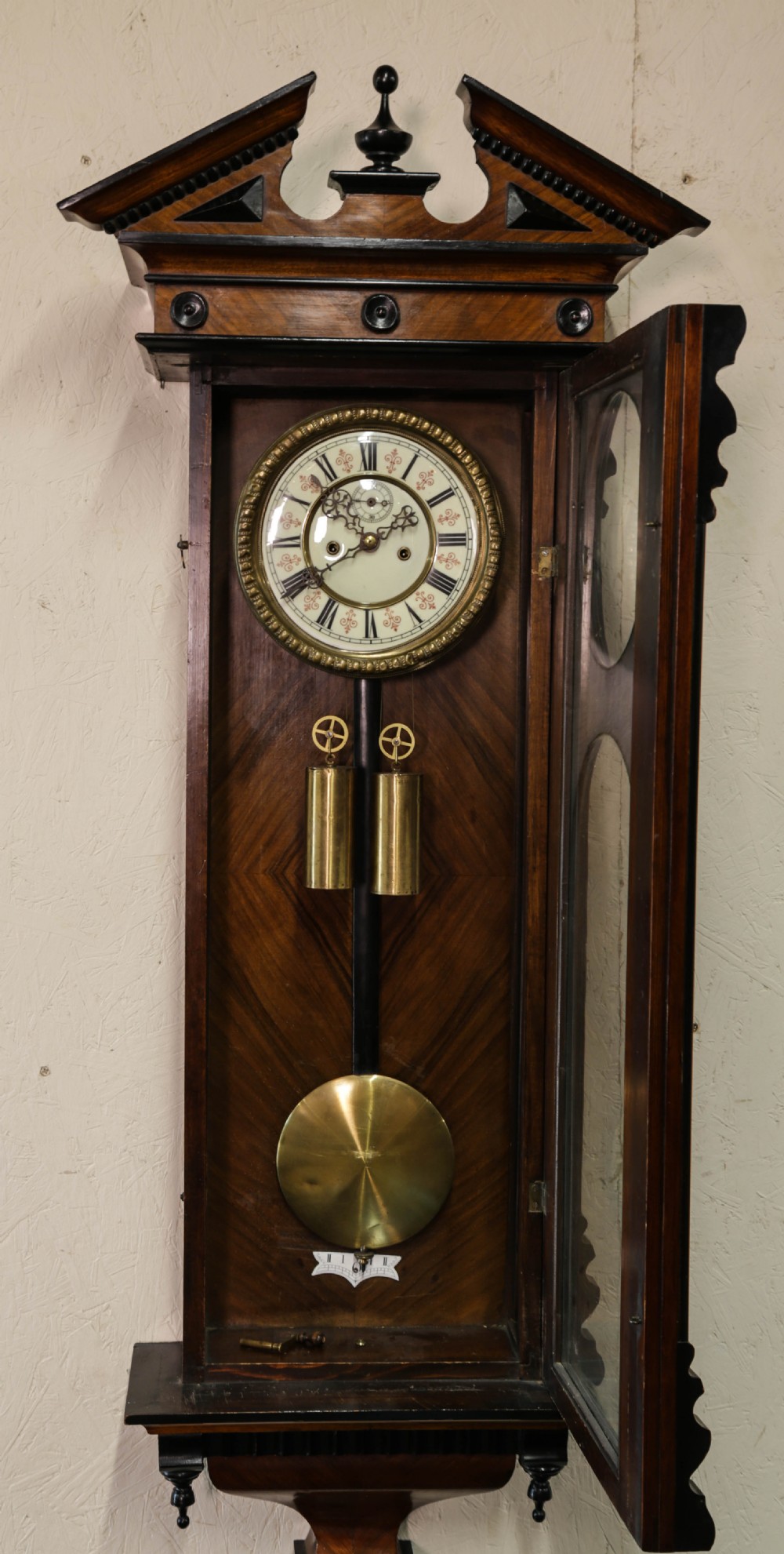A 19th century Vienna Wall Clock View II