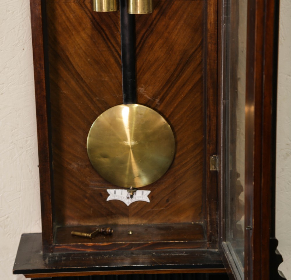 A 19th century Vienna Wall Clock View V